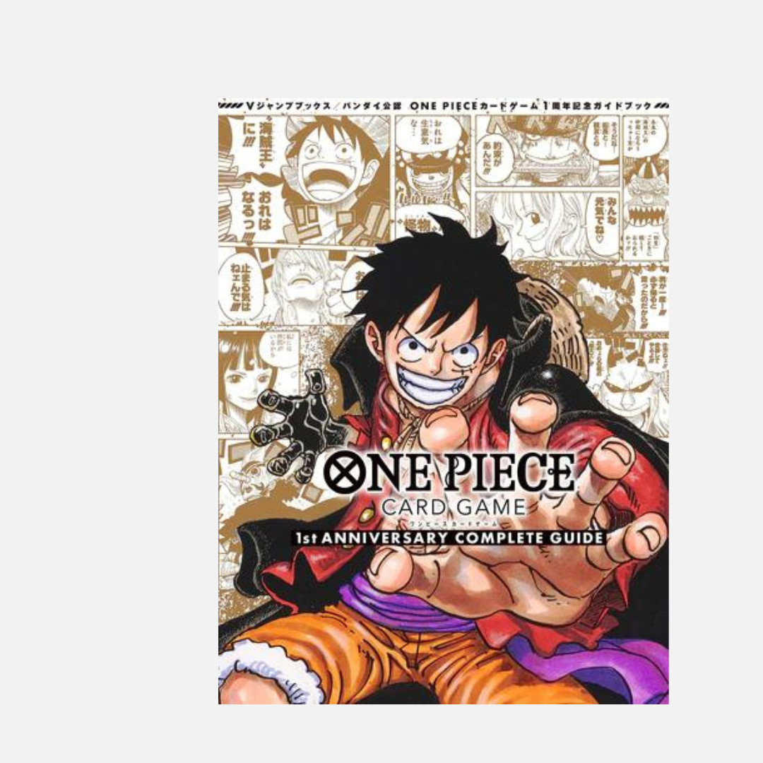 One Piece Card Game - 1st Anniversary Complete Guide & 2 exklusive Promo Karten - (Japanisch)