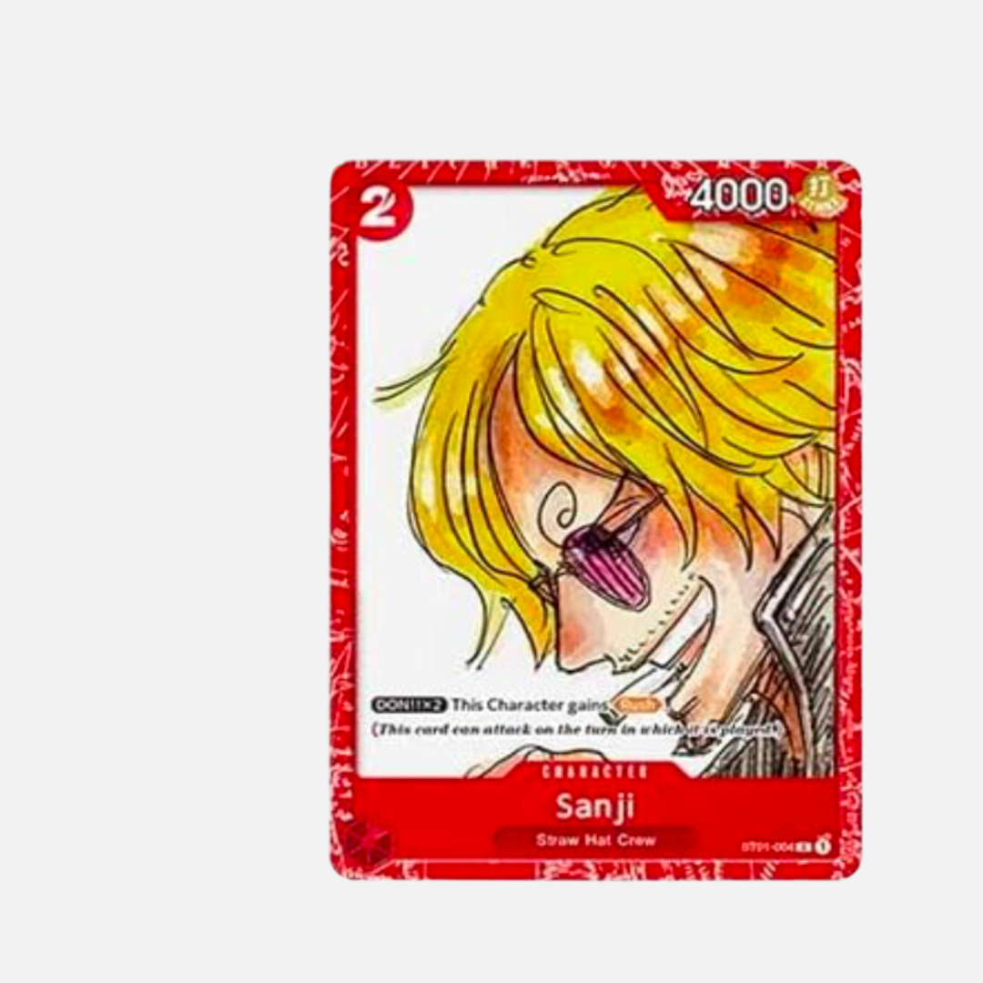 Naipes Coleccionables De One Piece - Baraja Sanji Con Diseño Personalizado De Los Piratas De Sombrero De Paja