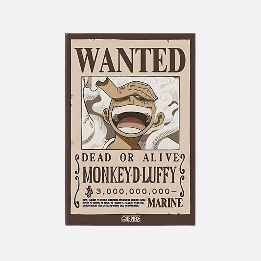 One Piece - "Wanted" Monkey.D.Luffy - Magnet (8 x 5,5cm)