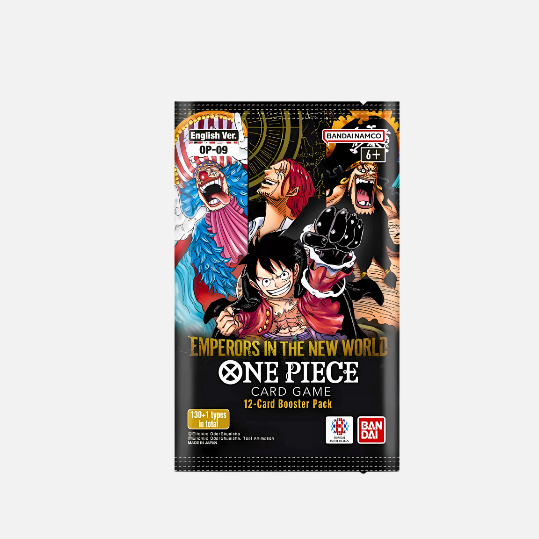 One Piece Card Game Booster Box OP-09 "Emperors In The New World" - Japanese Version (Factory Sealed) Disney Booster Collectible Card Game Sealed Boxes One Piece Card Game Booster Box OP-09 "Emperors In The New World" - Japanese Version (Factory Sealed) Disney Booster Collectible Card Game Sealed Boxes