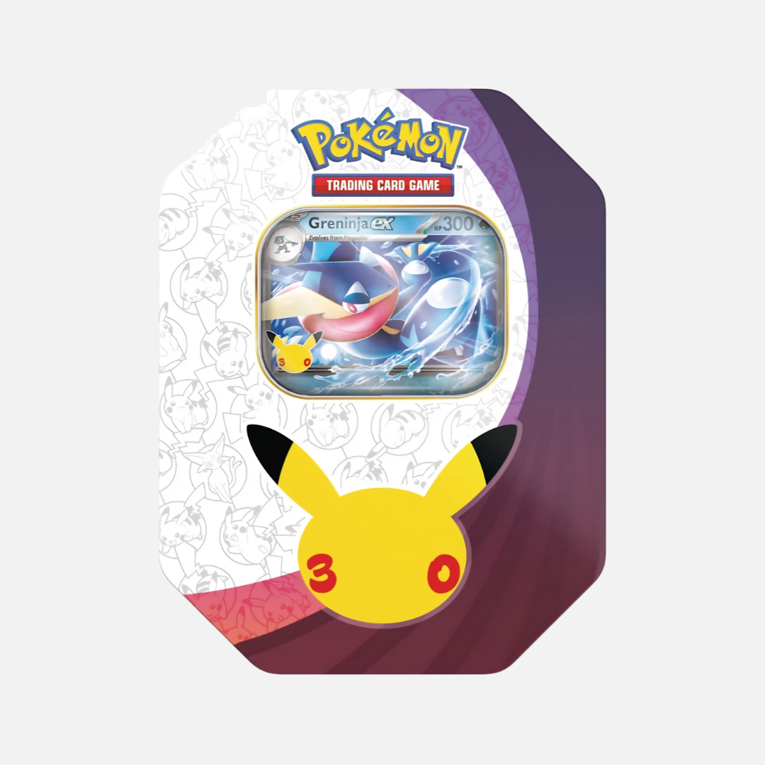 Pokémon Trading Card Game - 30th Celebration Ex Tin (Greninja) - English *VORBESTELLUNG*
