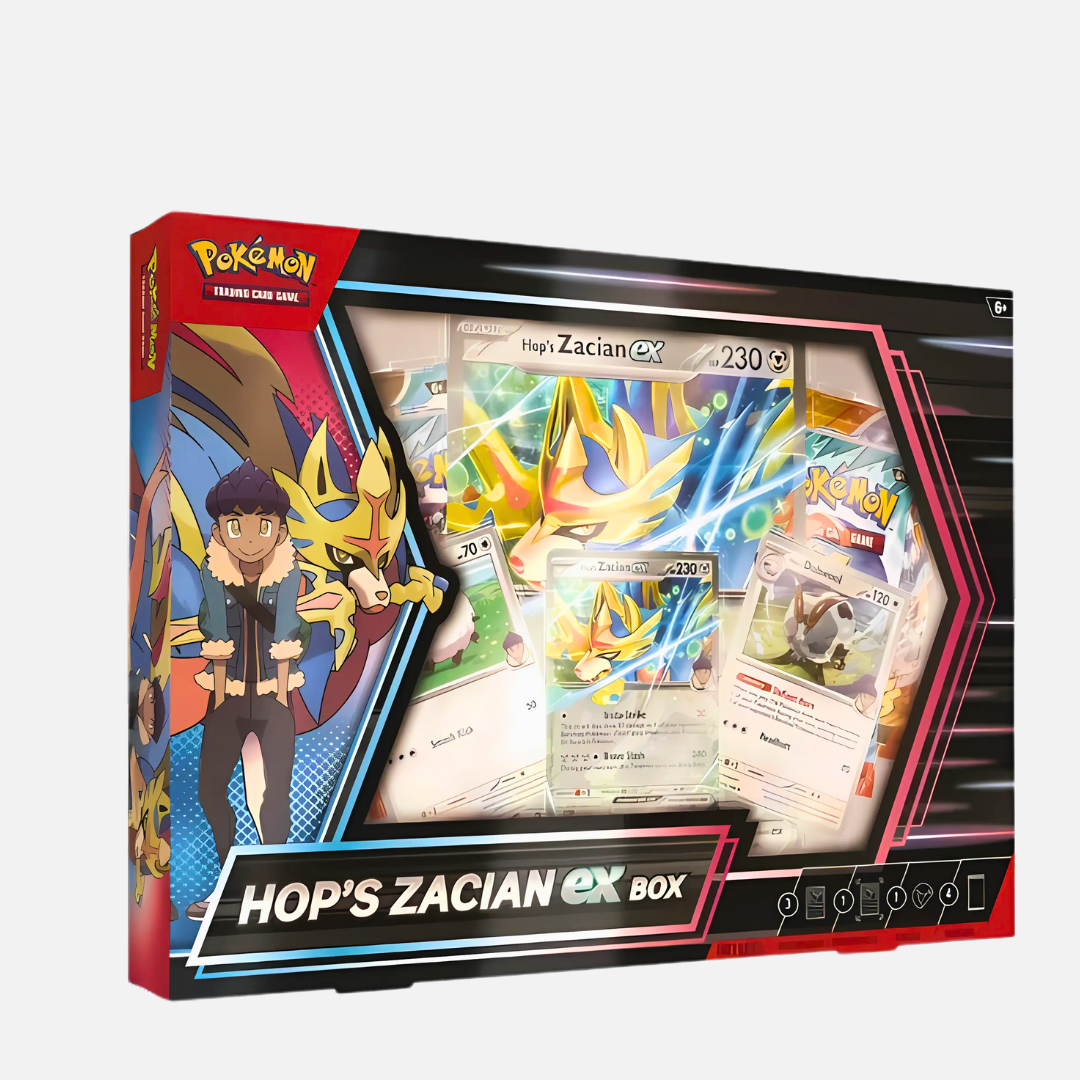 Pokémon Trading Card Game - Hop's Zacian Ex Box - Scarlet & Violet 9 (English)