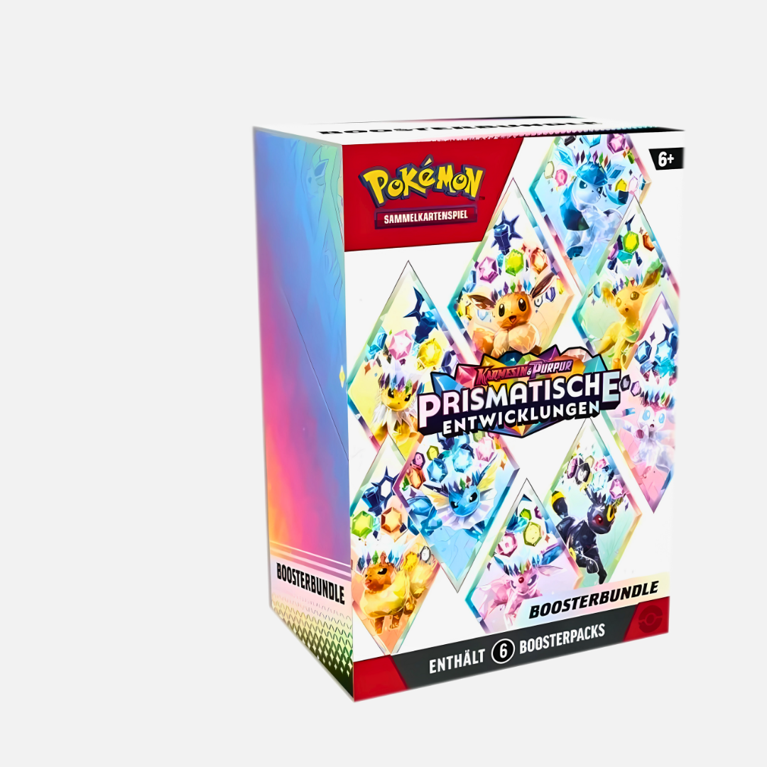 Pokémon Trading Card Game - Prismatische Entwicklungen Booster Bundle - Karmesin & Purpur 8.5 (Deutsch)