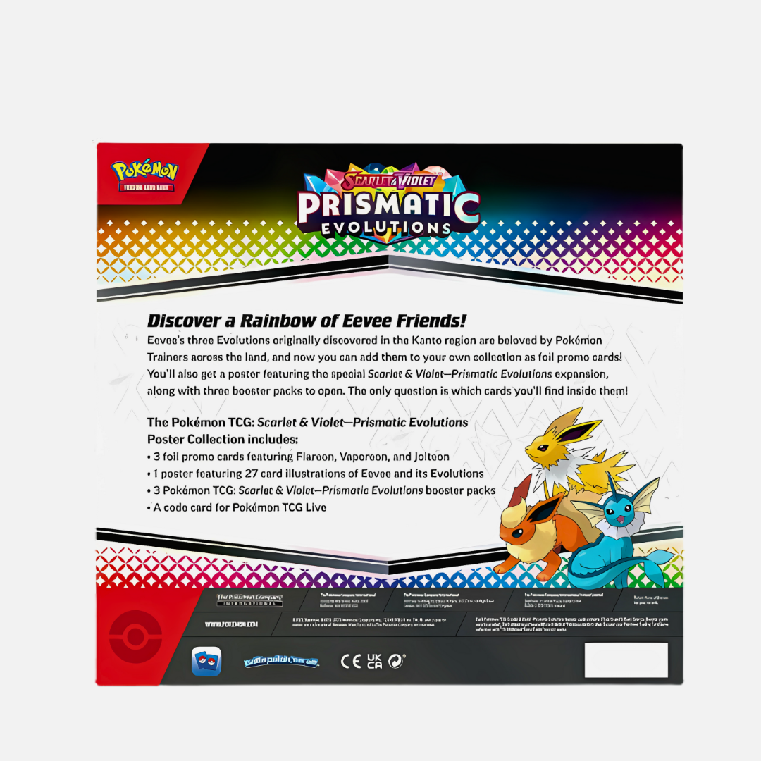 Pokémon Trading Card Game - Prismatic Evolutions Poster Collection - Scarlet & Violet 8.5 (English)