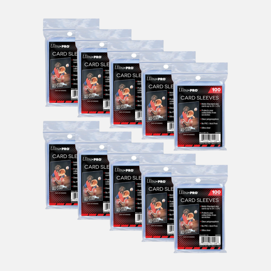 Ultra Pro - Standard Card Sleeves - Regular Soft Card (100 Stück) - 10er Pack