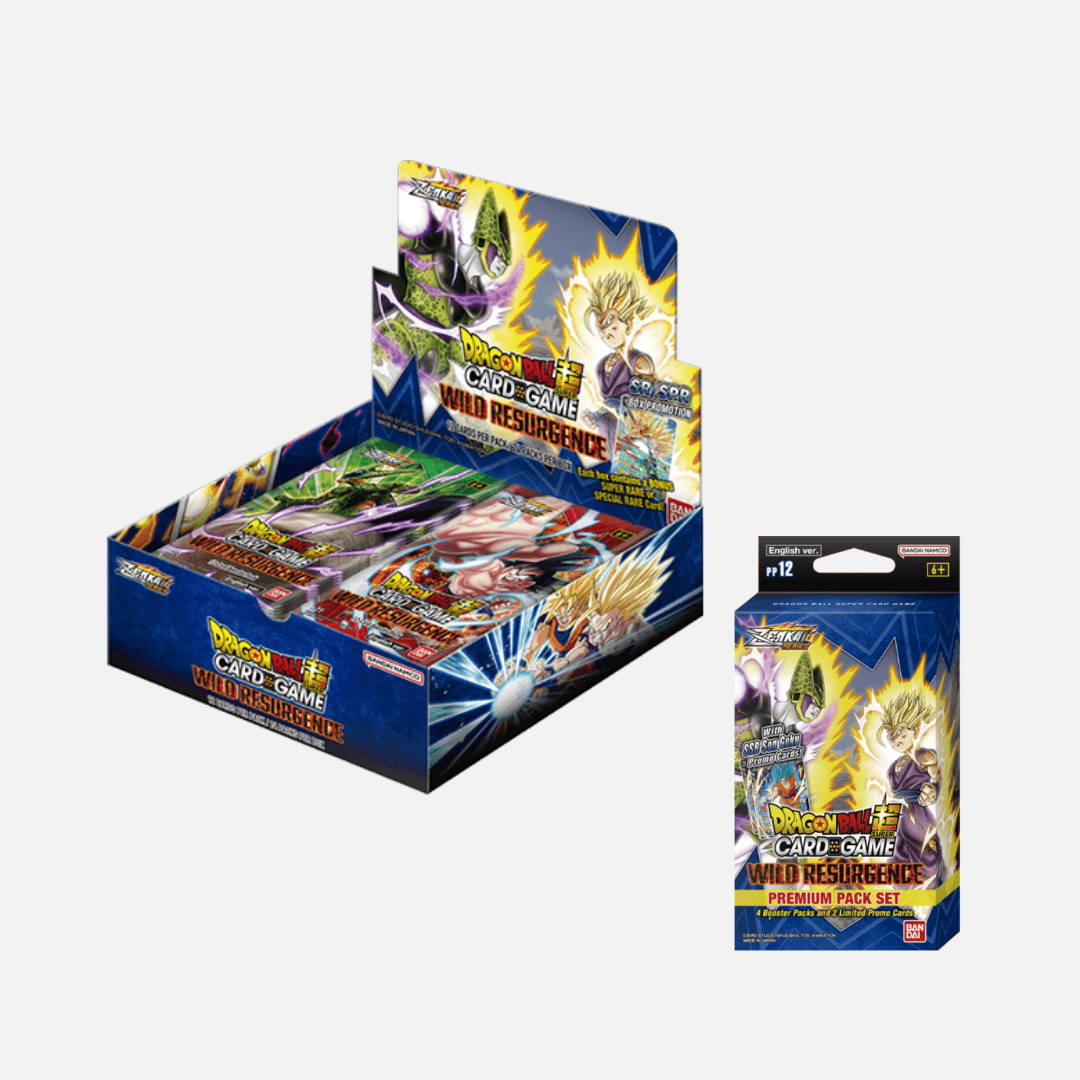 Dragonball Super Card Game - Wild Resurgence Booster Display & Premium Pack [DBS-B21/PP12] - Zenkai Series Set 04 (Englisch)
