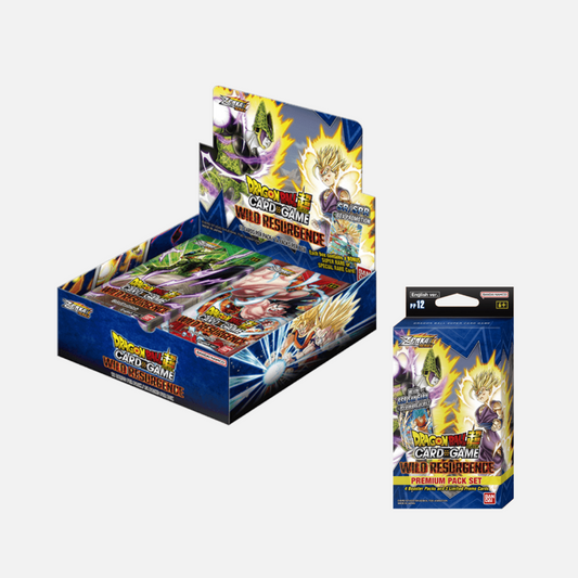 Dragonball Super Card Game - Wild Resurgence Booster Display & Premium Pack [DBS-B21/PP12] - Zenkai Series Set 04 (Englisch)