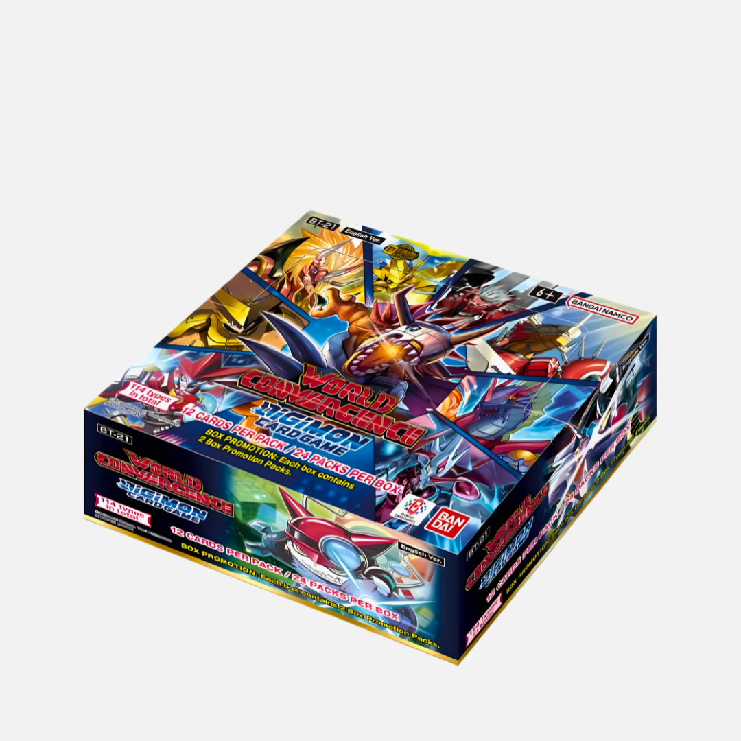 Digimon Card Game - World Convergence Booster Display [BT-21] - (English) *VORBESTELLUNG*
