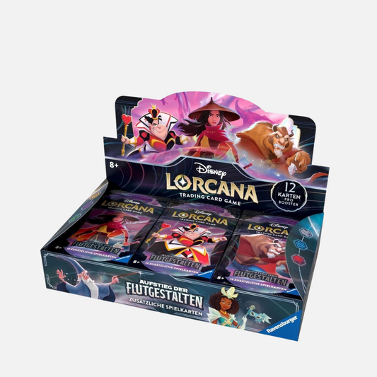 Disney Lorcana Trading Card Game - "Aufstieg der Flutgestalten" Booster Display - (Deutsch)