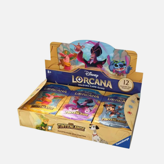 Disney Lorcana Trading Card Game - Die Tintenlande Booster Display - (Deutsch)