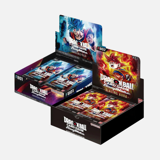 Dragonball Super Card Game - Fusion World - Awakened Pulse & Blazing Aura Booster Display Bundle [FB01+02] - (Englisch)