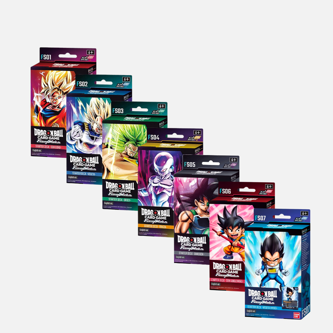 Dragon Ball Super Card Game - Fusion World - Starter Deck Bundle [FS01-07] - (English)