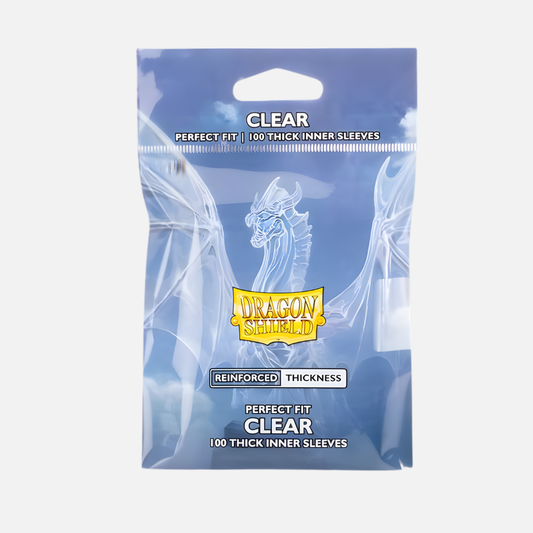 Dragon Shield - Standard Perfect Fit Thick Inner Sleeves - Clear (100 Stück)
