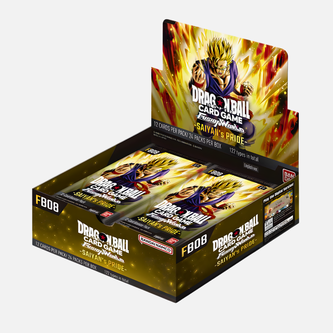 Dragon Ball Super Card Game - Fusion World - Saiyan's Pride Booster Display "Sealed Case" [FB-08] - English *VORBESTELLUNG*