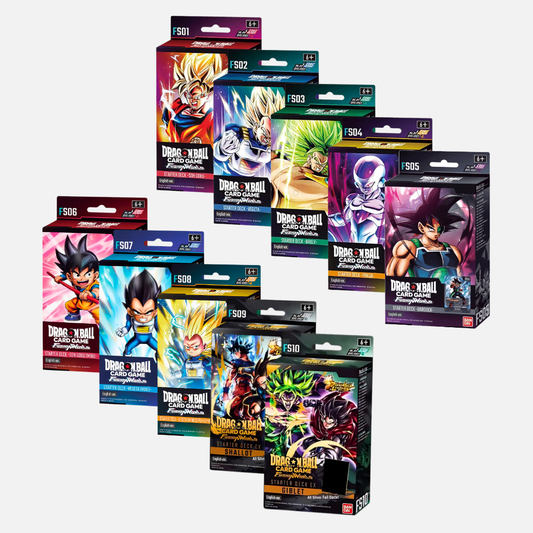 Dragon Ball Super Card Game - Fusion World - Starter Deck Bundle [FS01-10] - English