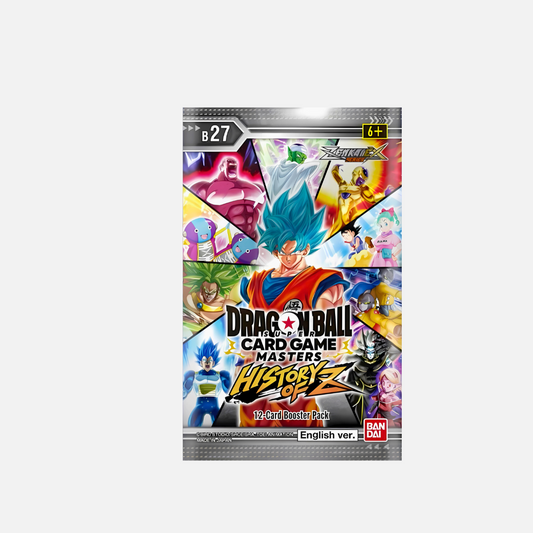 Dragon Ball Super Card Game - Masters - History of Z Booster Pack [B27] - Zenkai Series Set 10 (English)