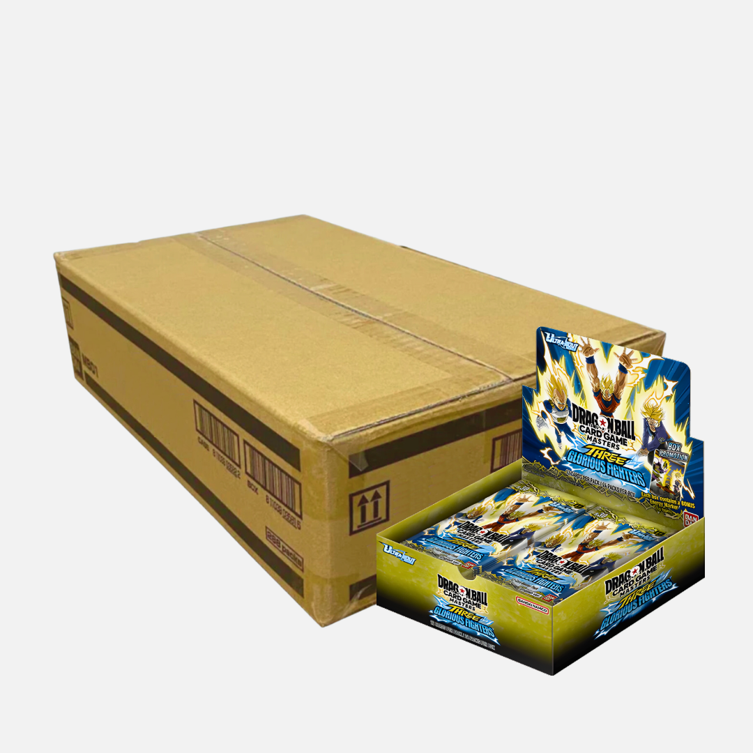 Dragon Ball Super Card Game - Masters - Three Glorious Fighters Booster Display "Sealed Case" [B30] - Ultra-Bout Series 03 (English) *VORBESTELLUNG*