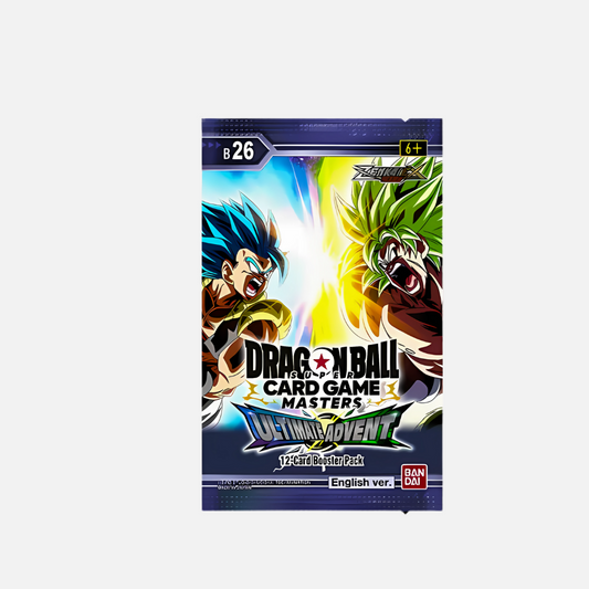 Dragon Ball Super Card Game - Masters - Ultimate Advent Booster Pack [B26] - Zenkai Series Set 09 (Englisch)