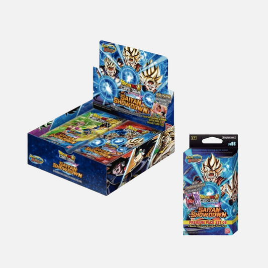 Dragonball Super Card Game - Saiyan Showdown Bundle - Display & Premium Pack BT15 / PP06 (Englisch)
