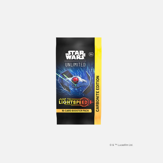 FFG - Star Wars: Unlimited - Jump to Lightspeed Carbonite Booster Pack (English)