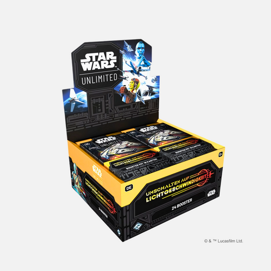 FFG - Star Wars: Unlimited - Umschalten auf Lichtgeschwindigkeit Booster Display (Deutsch)