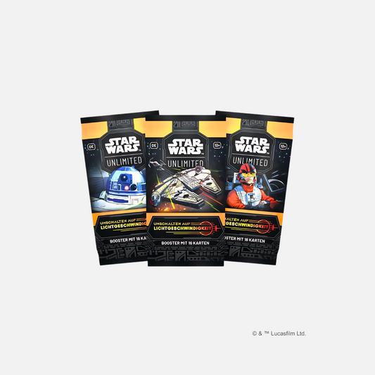 FFG - Star Wars: Unlimited - Umschalten auf Lichtgeschwindigkeit Booster Pack (Deutsch)