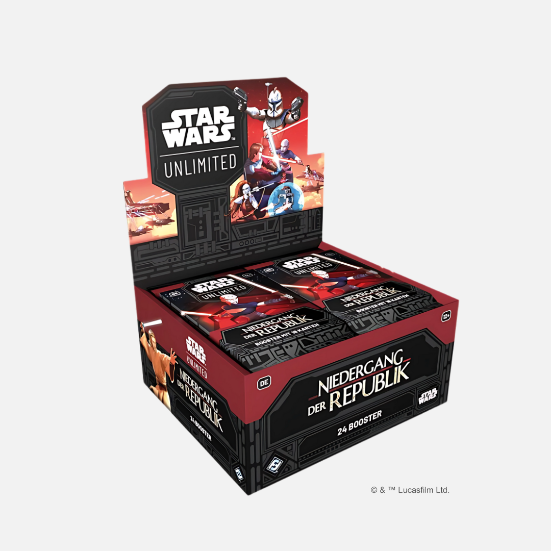 FFG - Star Wars: Unlimited - Niedergang der Republik Booster Display "Sealed Case" (Deutsch)