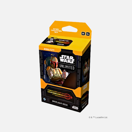 FFG - Star Wars: Unlimited - Umschalten auf Lichtgeschwindigkeit Spotlight Deck - Boba Fett (Deutsch)