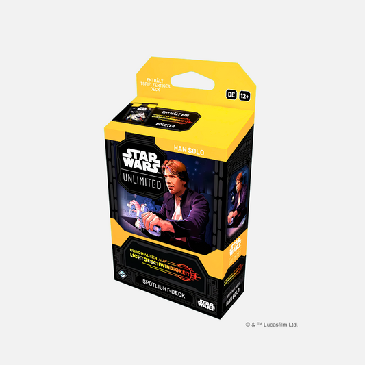 FFG - Star Wars: Unlimited - Umschalten auf Lichtgeschwindigkeit Spotlight Deck - Han Solo (Deutsch)
