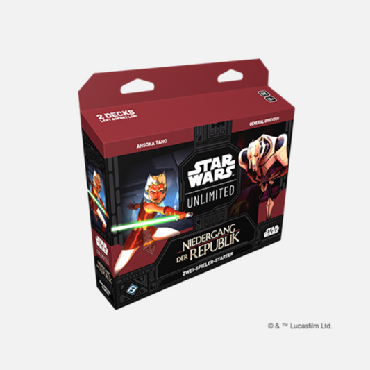 FFG - Star Wars: Unlimited - Niedergang der Republik Zwei-Spieler Starter Deck (Deutsch)