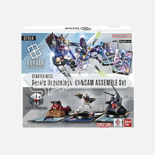 Gundam Card Game - Heroic Beginnings Gundam Assemble Starter Deck Set [ST01A] - English