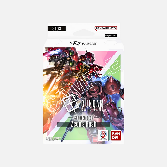 Gundam Card Game - Zeon's Rush Starter Deck [ST03] - (English) *VORBESTELLUNG*