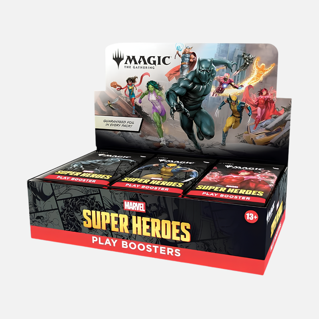 Magic: The Gathering - Marvel Super Heroes Play Booster Display - English