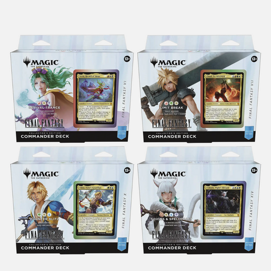 Magic: The Gathering - Final Fantasy Collector's Edition Commander Deck Bundle (4 Decks) - (English)