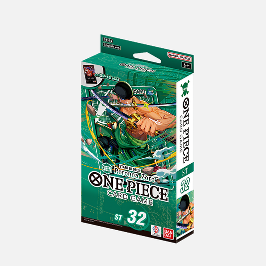 One Piece Card Game - GREEN Roronoa Zoro Starter Deck [ST-32] - English