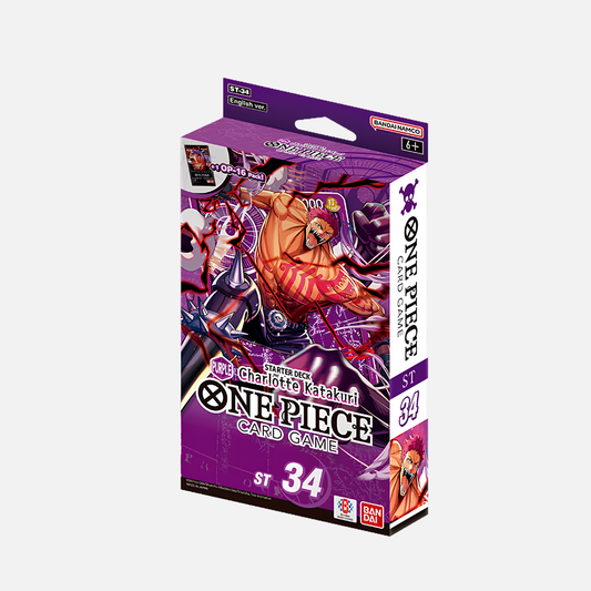 One Piece Card Game - PURPLE Charlotte Katakuri Starter Deck [ST-34] - English