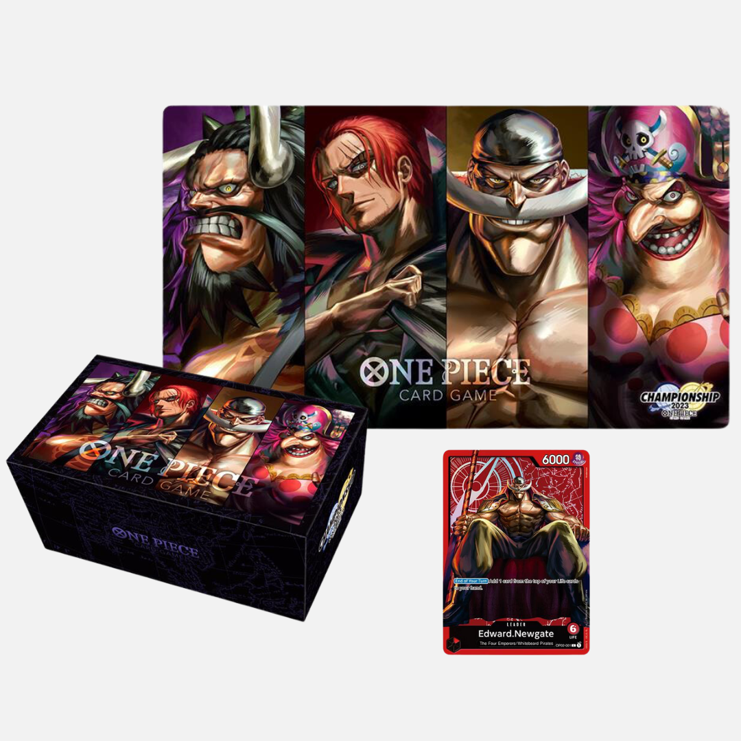 one piece card game playmat and storage box set One Piece Card Game - Playmat, Storage Box & Promo Set