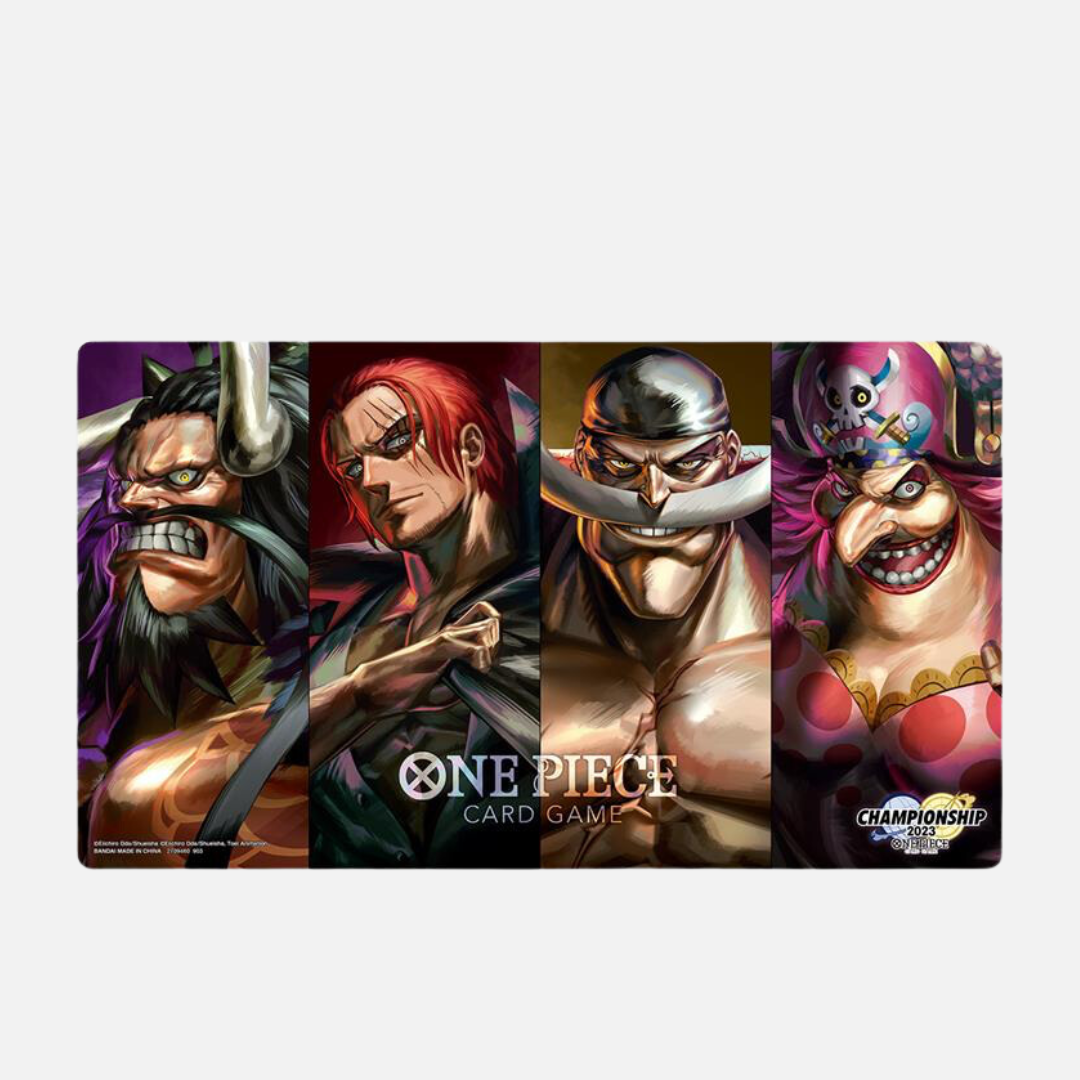 One Piece Card Game - Playmat, Storage Box & Promo Set - Former Four Emperors