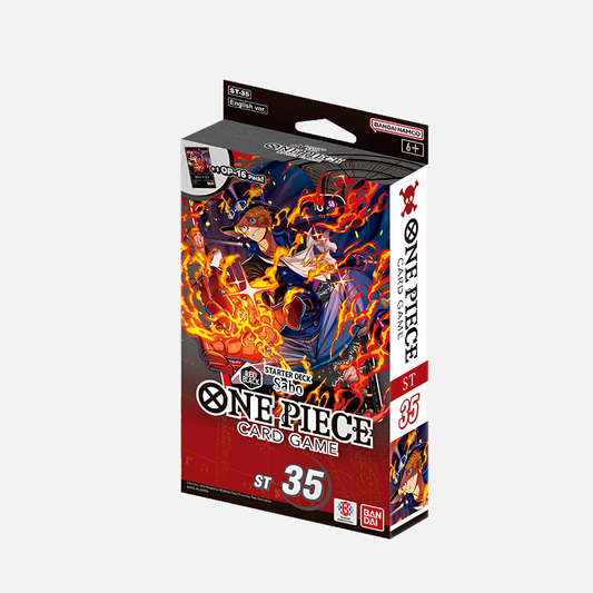 One Piece Card Game - RED/BLACK Sabo Starter Deck [ST-35] - English