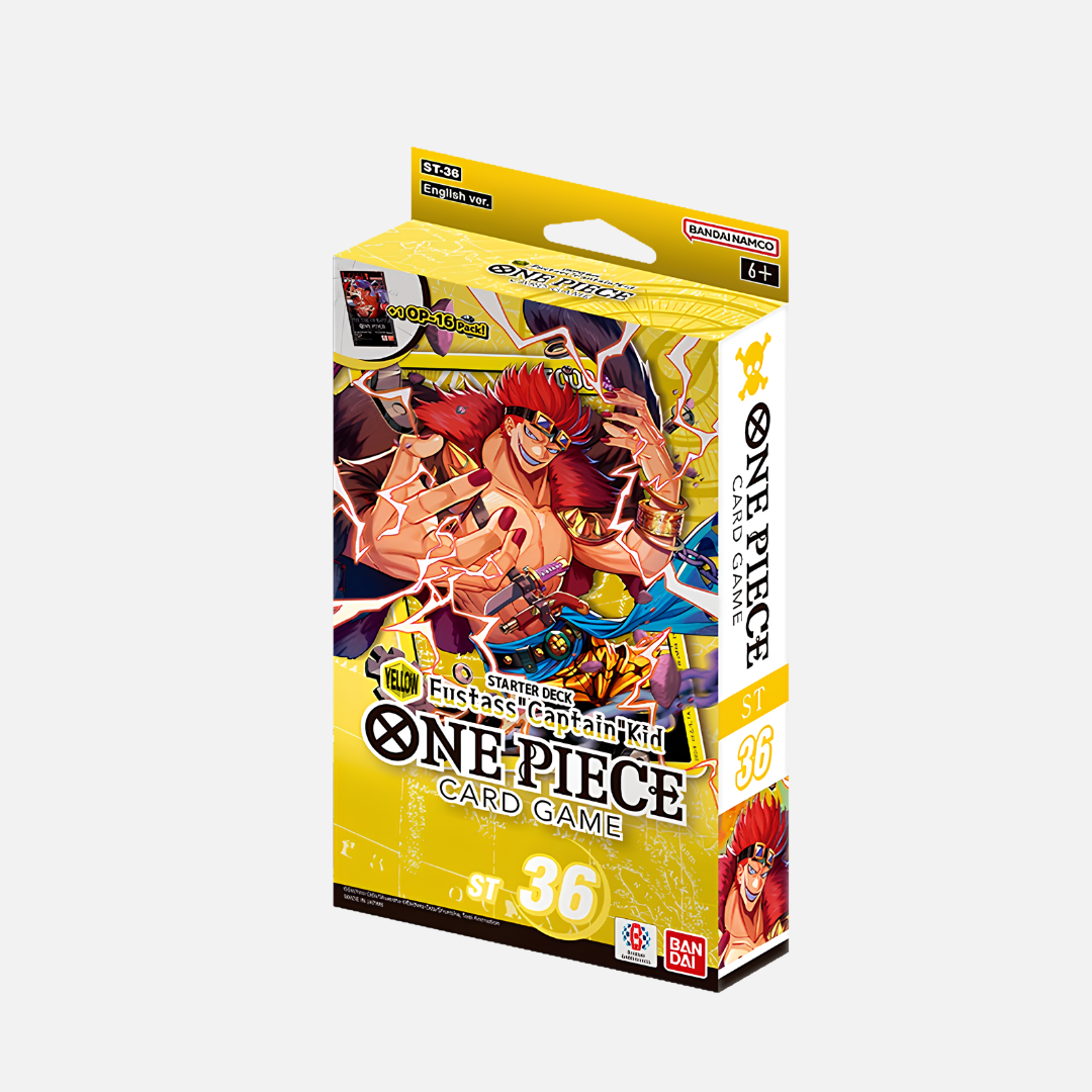One Piece Card Game - YELLOW Eustass "Captain" Kid Starter Deck [ST-36] - English