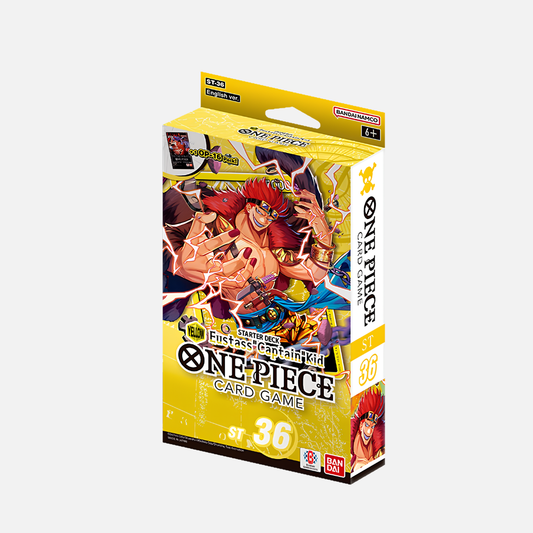 One Piece Card Game - YELLOW Eustass "Captain" Kid Starter Deck [ST-36] - English