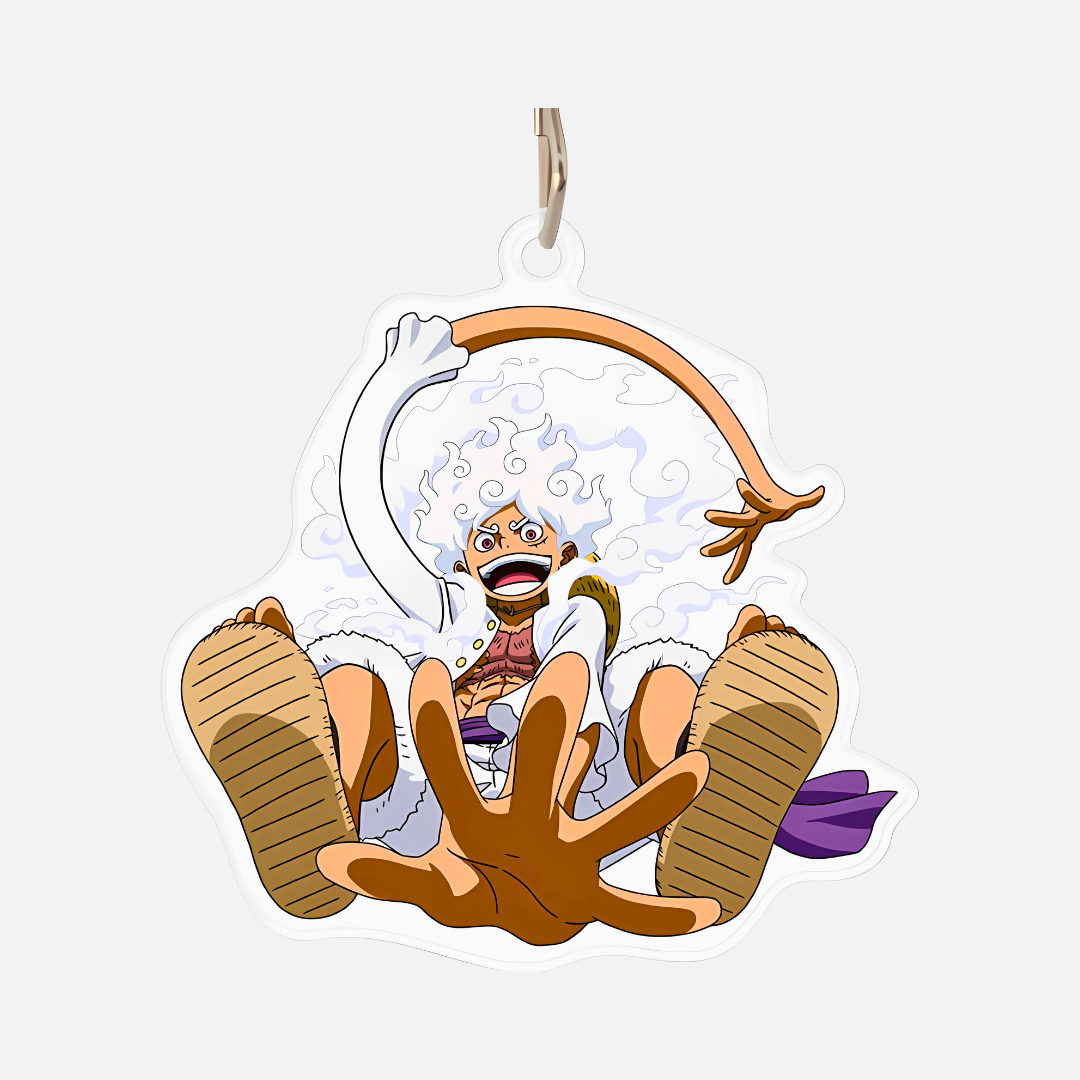 One Piece - Monkey.D.Luffy (Gear 5) - Acryl - 6cm Schlüsselanhänger