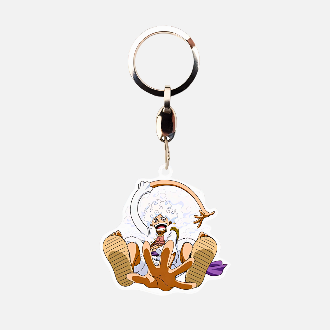 One Piece - Monkey.D.Luffy (Gear 5) - Acryl - 6cm Schlüsselanhänger
