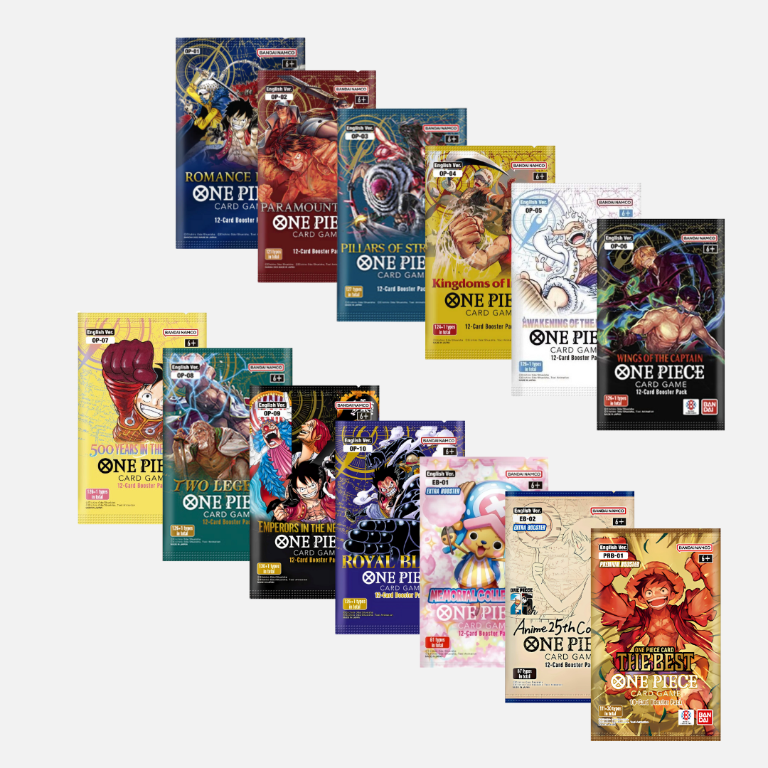 One Piece Card Game - Booster Pack Bundle [OP-01-10 + EB-01-02 + PRB-01] - (English)