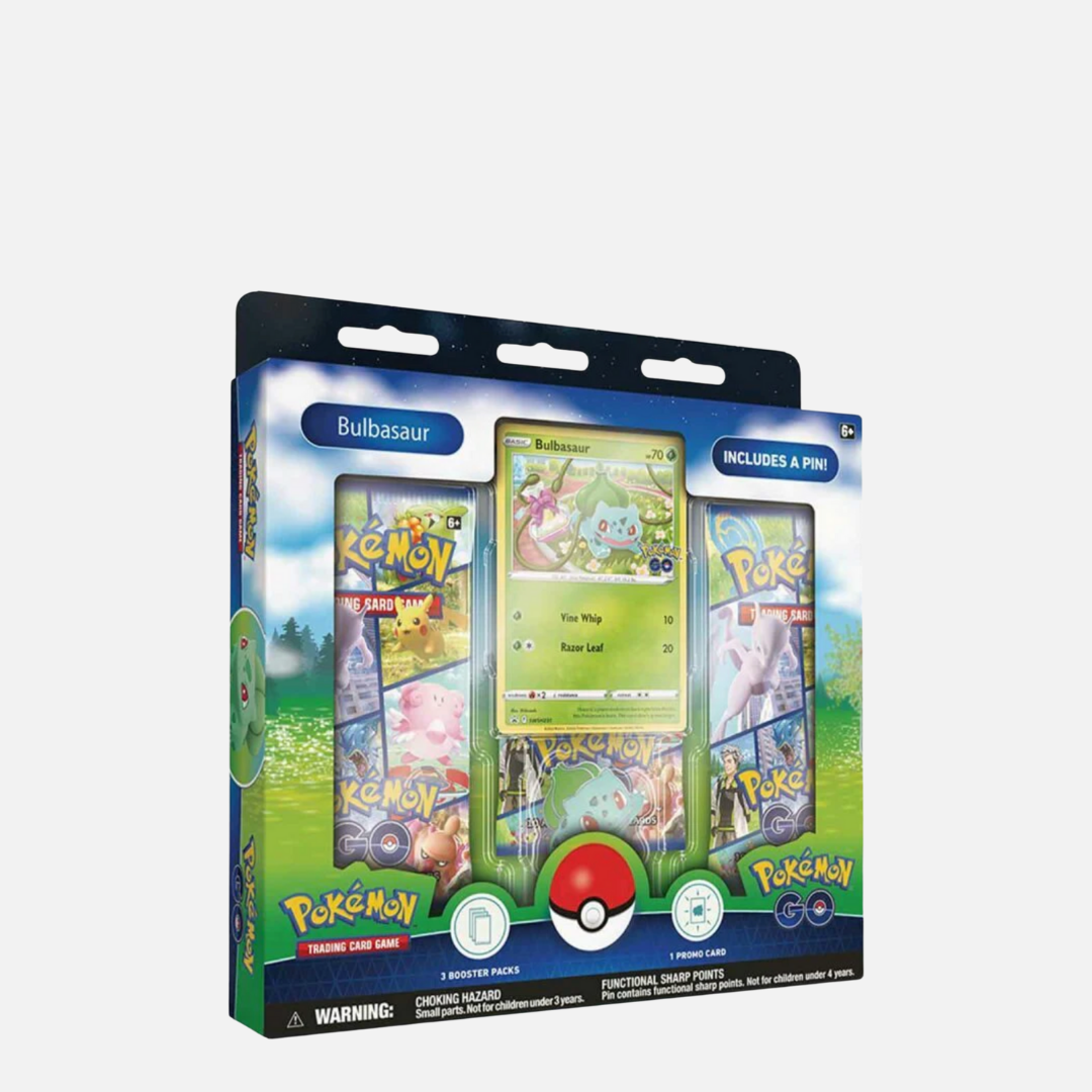 Pokémon Trading Card Game - GO Bulbasaur Pin Box (Englisch)