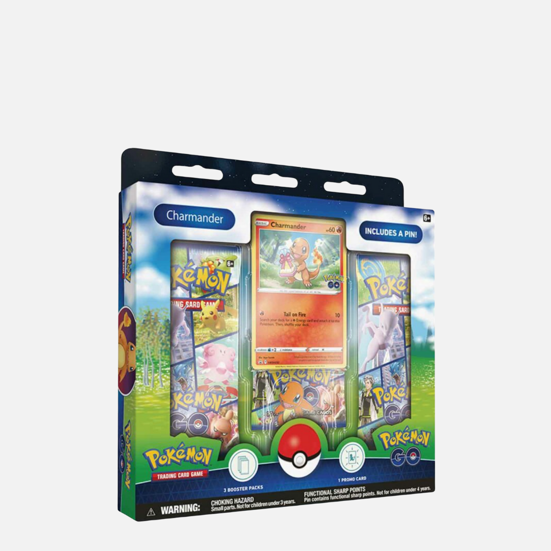 Pokémon Trading Card Game - GO Charmander Pin Box (Englisch)