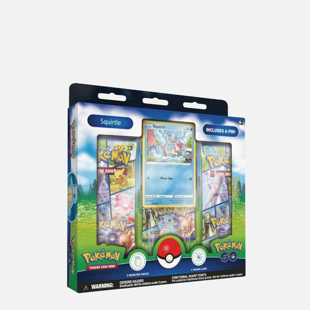 Pokémon Trading Card Game - GO Squirtle Pin Box (Englisch)