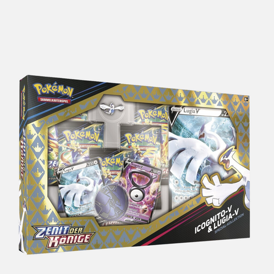 Pokémon Trading Card Game - Zenit der Könige Icognito-V & Lugia-V Special Pin Kollektion - SWSH12.5 (Deutsch)