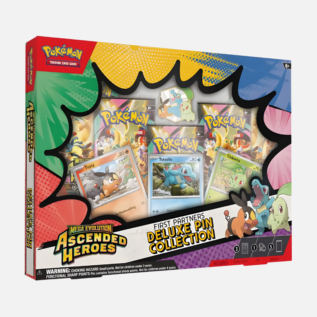 Pokémon Trading Card Game - Ascended Heroes First Partners Deluxe Pin Collection - Mega Evolution [ME02.5] - English
