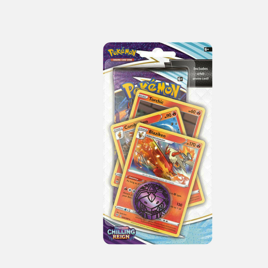 Pokémon Trading Card Game - Chilling Reign Blaziken Premium Checklane Blister - SWSH6 (Englisch)